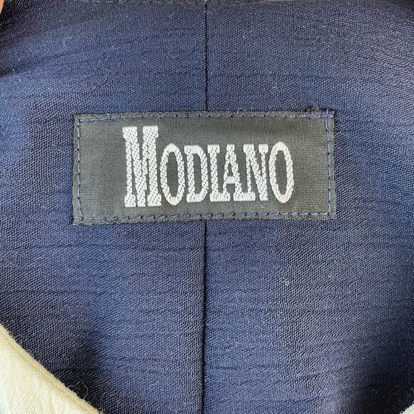 Modiano Button Down Dress Jacket Size M EUC - Picture 8 of 8